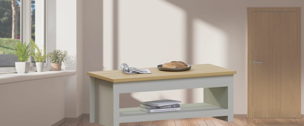 Vida Designs Arlington Coffee Table 1 Shelf Storage MDF Living Room Modern Furniture