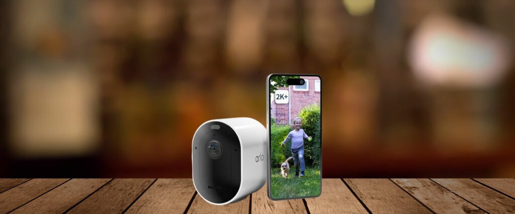 Arlo Pro 5 Security Camera Outdoor Wireless, 2K Battery Operated Outdoor Camera With Advanced Colour Night Vision, Light, Siren & Dual-Band WiFi, IP66 Rainproof, Secure Free Trial, 1 Camera, White